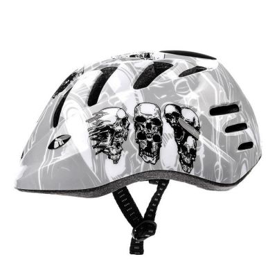 3. KASK ROWEROWY DLA DZIECI METEOR MV7 szary