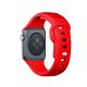 7. Pasek silikonowy 3mk Silicone Watch Strap for Apple Watch 42 / 44 / 45 / 49 mm - czerwony