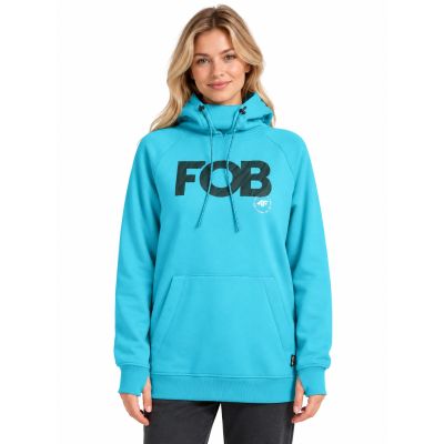 Bluza z kapturem snowboardowa damska 4F 4FWAW26TSWSF2665-32S