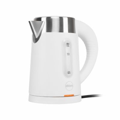 4. ELDOM CZAJNIK BEZPRZEWODOWY 185B TRIPO BIAŁY 1000W 0,8 L, BPA FREE, IZOLOWANY