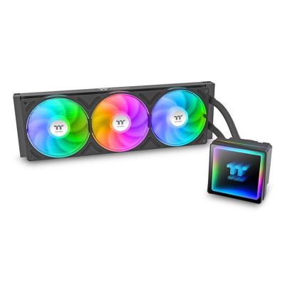 7. Thermaltake TH360 V3 ARGB Procesor Chłodnica cieczy all-in-one 12 cm Czarny 1 szt.