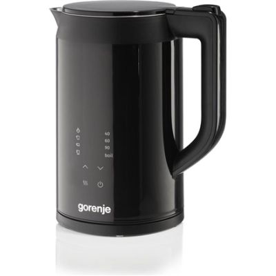 Czajnik elektryczny Gorenje K17DWDII 2200 W 1.7 L stal nierdzewna podstawa obrotowa 360° czarny