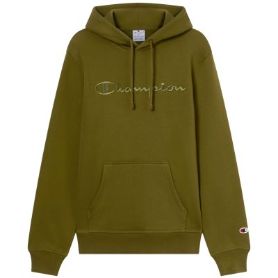 8. Bluza męska Champion Hooded Sweatshirt oliwkowa 220271 GS585