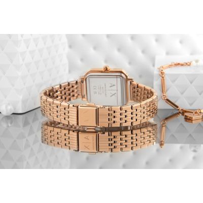 7. Zegarek Damski + Bransoletka ARMANI EXCHANGE AX7164SET + BOX