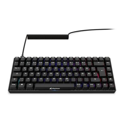 2. Klawiatura Gamingowa Sharkoon SKILLER SGK50 S3 PBT - Gateron G Pro 3.0 Żółta