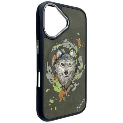 5. Etui Nimmy Wilk MagSafe do iPhone 16 - ciemnoszary