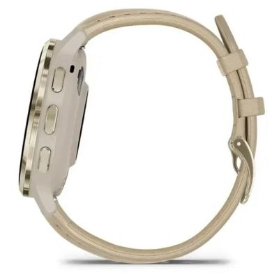 10. Garmin 010-02785-55 smartwatch / zegarek sportowy 3,05 cm (1.2") AMOLED 41 mm Cyfrowy 390 x 390 px Ekran dotykowy Złoto Wi-Fi GPS