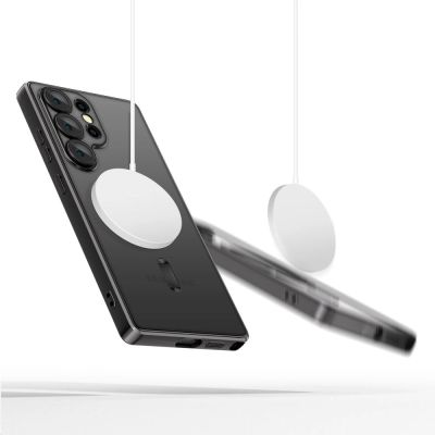 2. Etui Tech-Protect MagFlex na Samsung Galaxy S25 Ultra - przezroczysto-czarne