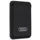 6. Portfel magnetyczny Audi Synthetic Leather kompatybilny z MagSafe - czarny