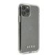 5. Etui Guess Glitter na iPhone 11 Pro - srebrne