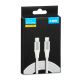 3. KABEL I-BOX USB TYP-C 60W 2M PD/QC BIAŁY