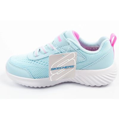 3. Skechers buty dziecięce sportowe Bounder niebieskie niemowlęce na rzep