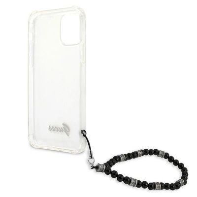 7. Etui Guess Black Pearl na iPhone 12 Pro Max - przezroczyste