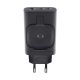 3. RealPower 450476 ładowarka do urządzeń przenośnych Power bank, Smartwatch, Tablet Czarny Prąd przemienny Bezprzewodowe ładowanie Szybkie ładowanie Wewnętrzna