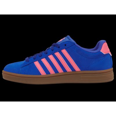 5. Sneakersy K-swiss COURT TIEBRK II SDE DAZZLING BLUE/PINK LEMONADE/GUM-M (99492-480-M)