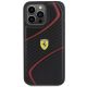 3. Etui Ferrari Twist Metal Logo na iPhone 15 Pro Max - czarne
