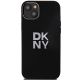 3. Etui DKNY Liquid Silicone Metal Logo na iPhone 15 Plus / 14 Plus - czarne