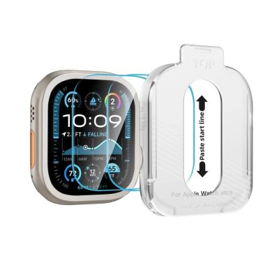 10. Szkło hartowane Tech-Protect Easy Set+ 2-pack na Apple Watch Ultra 1 / 2 49 mm - przezroczyste