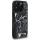 4. Etui Karl Lagerfeld Grained Pattern & Logo MagSafe na iPhone 16 Pro - czarne