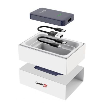 7. Adapter CARLINKIT 4.0 Bezprzewodowy Moduł Android Auto & Apple CarPlay niebieski