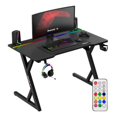 3. Biurko gamingowe Huzaro Hero 2.4 RGB Black