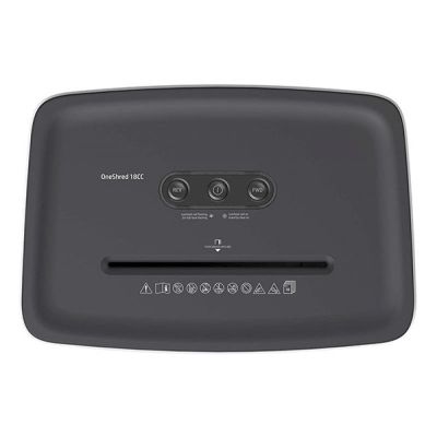 4. HP ONESHRED Niszczarka 18CC, ścinki, P-4, 18 kart., 25l, jasnoszara, HPN280518CCON-14.