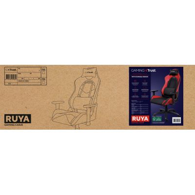 7. Fotel gamingowy Trust GXT 714R Ruya Red