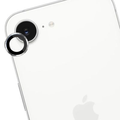 2. Szkło hartowane na obiektyw aparatu 3mk Lens Protection Pro do iPhone 16e - srebrne
