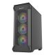 11. Obudowa NATEC Genesis Irid 505 ARGB NPC-1518 (ATX. Micro ATX. Mini ITX; kolor czarny)