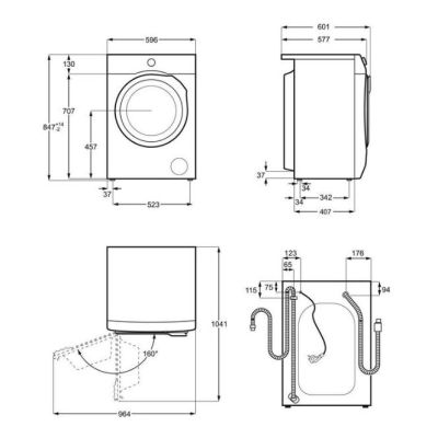 5. Pralka Electrolux EW2F527WP 7 kg 1200 obr/min | SensiCare | TimeCare 500 | program antyalergiczny