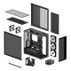 9. Obudowa Arctic Xtender Schwarz z oknem z GPU mountem