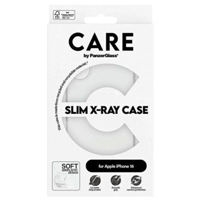 4. Etui CARE by PanzerGlass X-Ray Soft Basic Case z MagSafe na iPhone 16 - przezroczyste