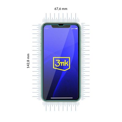 8. Szkło hybrydowe 3mk FlexibleGlass™ na iPhone 11