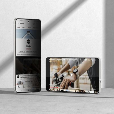 3. Szkło prywatyzujące Ringke Easy Slide 2-pack na Samsung Galaxy S25 Edge
