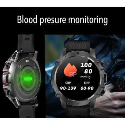 11. Smartwatch Męski Rubicon RNCF18-1 BLACK Bransoleta + Pasek