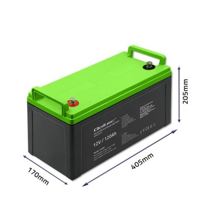 8. QOLTEC AKUMULATOR ŻELOWY 12V | 120AH | GEL