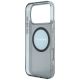7. Etui Mercedes AMG IML Transparent Bicolor Block MagSafe na iPhone 18 Pro Max / 17 Pro Max - czarno-szare