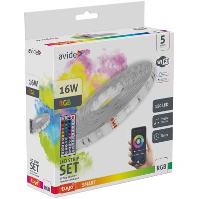 8. Avide ALSB5050RGBTUYA44-5M lampki taśmowe led Taśma led uniwersalna 16 W 5000 mm