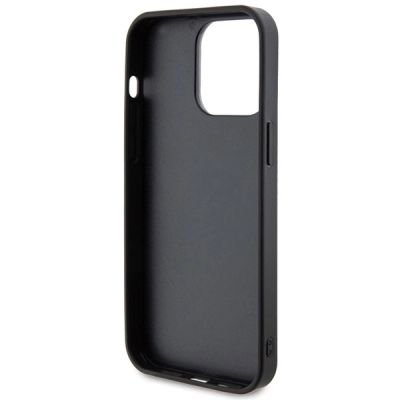 7. Etui Guess Rhinestone Metal Logo na iPhone 15 Pro - różowe
