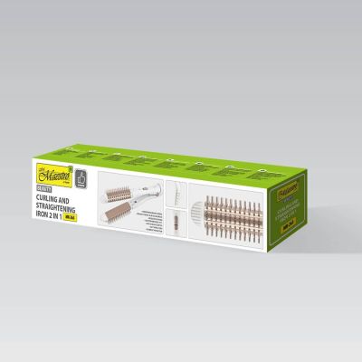 6. Lokówko-prostownica do włosów 2w1 55W MAESTRO MR-263