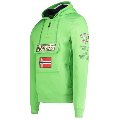 5. Bluza Geographical Norway Gymclass 054 Pop M WW4181H/GN-Flashy green