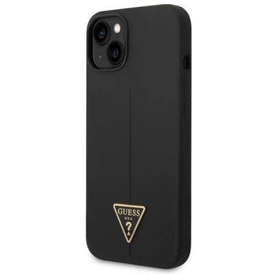 2. Etui Guess Silicone Triangle na iPhone 14 Plus - czarne