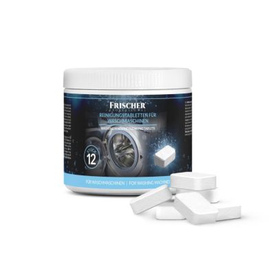 2. Tabletki do czyszczenia pralek Frischer 12szt