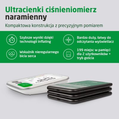 8. Ciśnieniomierz naramienny Medisana BU 572 (biały)