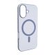 3. Etui silikonowe Puro Daylight kompatybilne z Magsafe na iPhone 17 - półprzezroczyste niebieskie