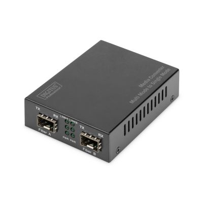 Digitus Gigabitowy konwerter medialny wielomodowy/jednomodowy SFP