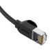 2. Kabel Baseus High Speed sieciowy płaski Ethernet CAT6 RJ45 1m - czarny