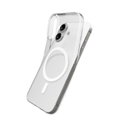 8. Etui Puro 0.3 MAG Ultra-Slim TPU kompatybilne z MagSafe na iPhone 17 - przezroczyste