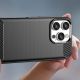6. Etui silikonowe Carbon Case do iPhone 16 Pro - czarne