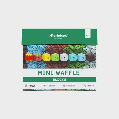 2. Klocki konstrukcyjne Marioinex Mini Waffle, 502 elementy
